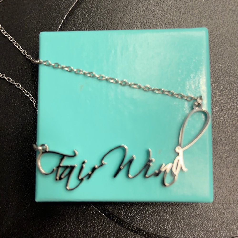 Fair Wind silver plated necklace